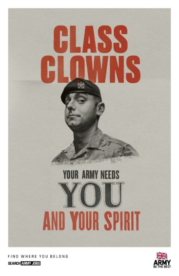 Posters from the latest recruitment campaign unveiled by the British Army (MoD/Crown Copyright)