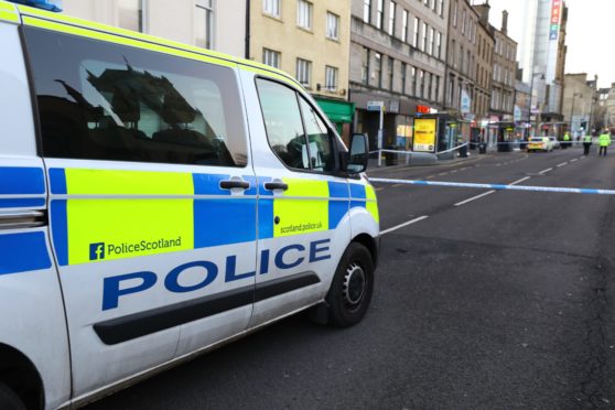 Police activity at Nethergate following the death in the early hours of New Year's Day.