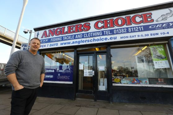Robbie MacGregor, owner of Angler's Choice on Strathmartine Road