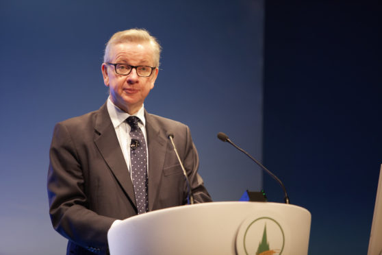 Michael Gove spoke at the Oxford Farming Conference