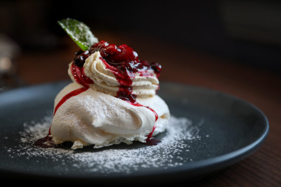 The winter berry pavlova on offer at Armstrongs is a real winner.
