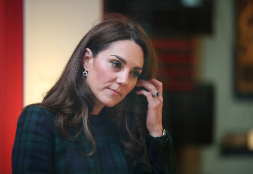 Kate during a visit to officially open the V&A Dundee. Jane Barlow/PA Wire