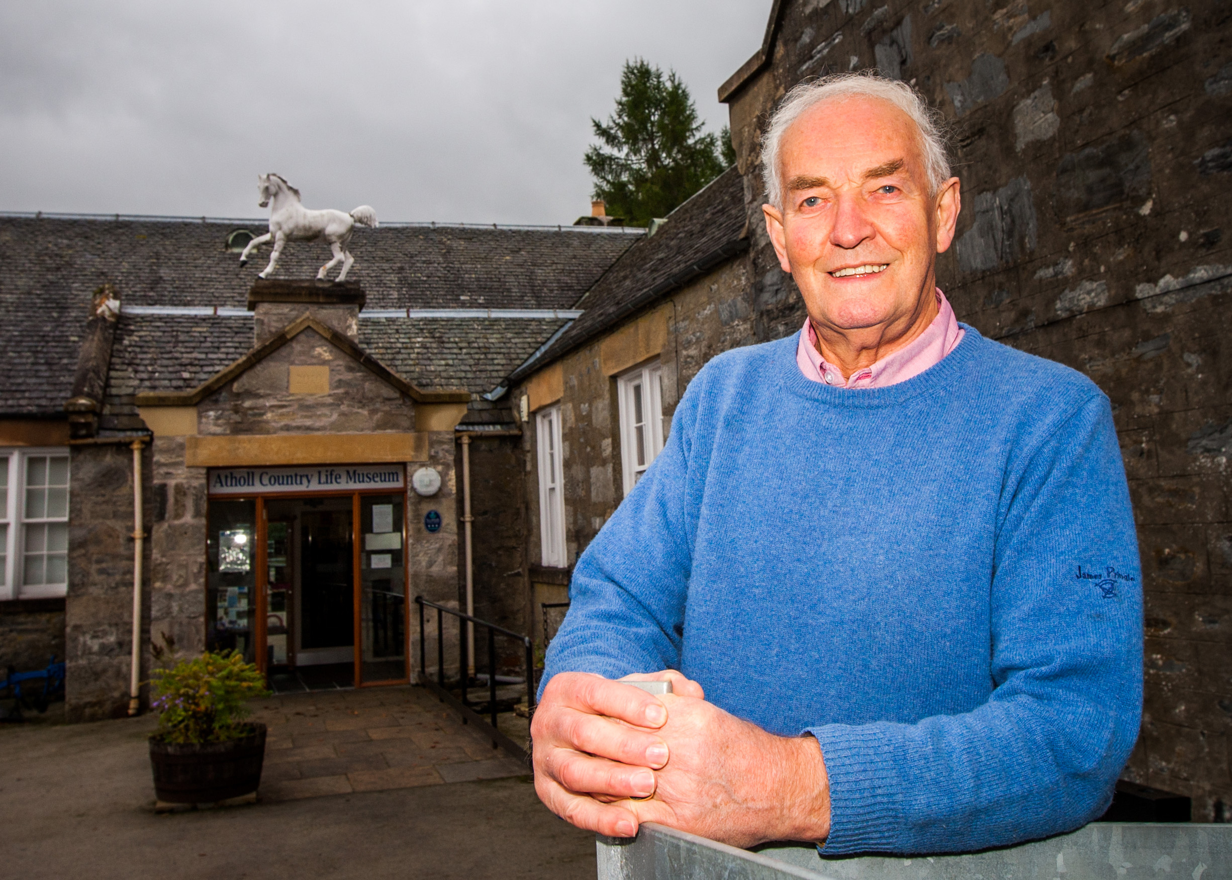 John Cameron at Atholl Country Life Museum in 2016.