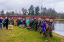 Opening of the River Tay Salmon fishing season at Meikleour Fishing, Kinclaven Bridge, by Meikleour in 2018
