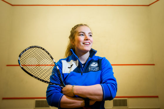 Perth professional squash player Katriona Allen.