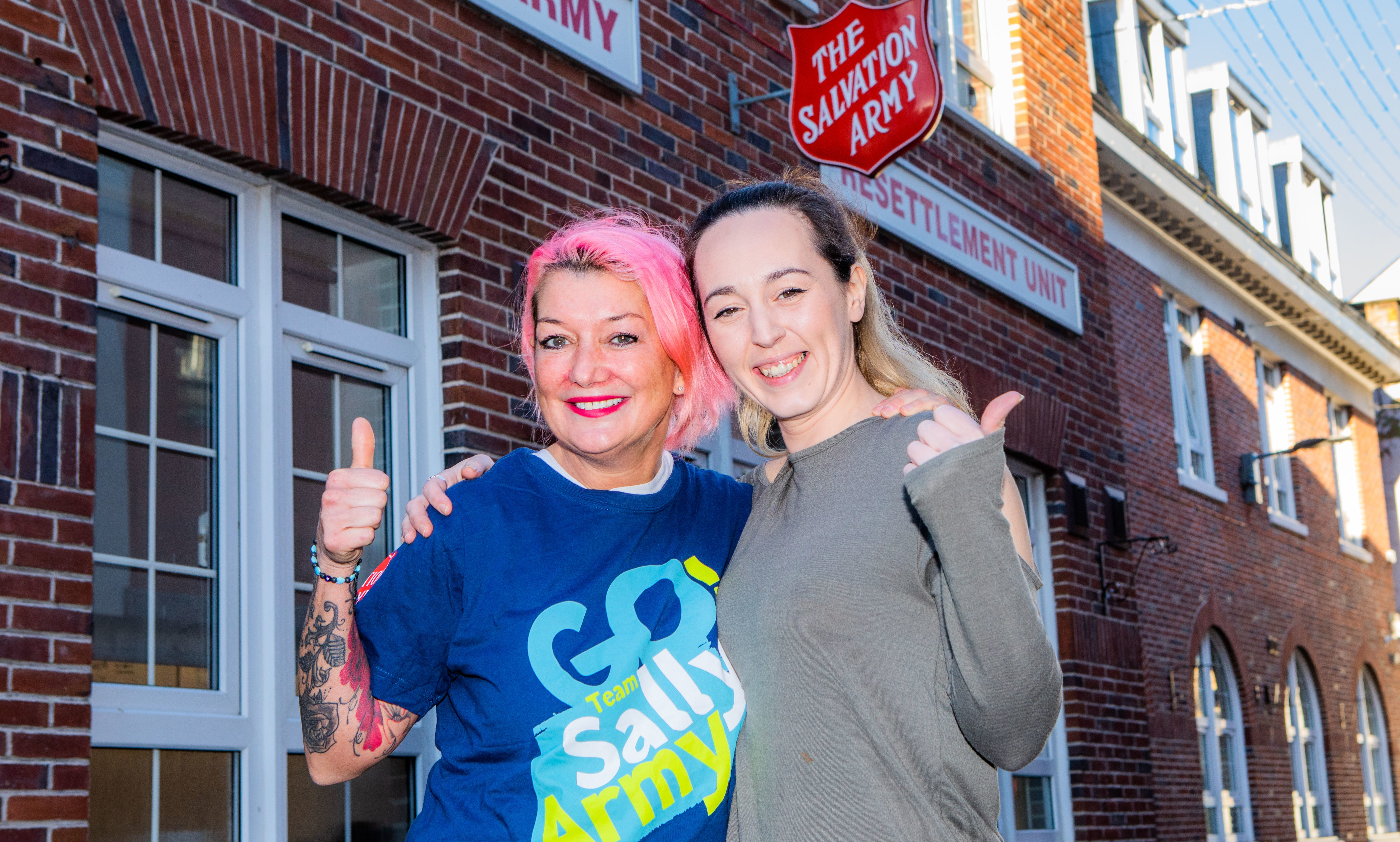 Fiona Howie and Kimberly Hunter, both work at the Salvation Army in Skinnergate in Perth, are planning a trek across the Alps to raise funds for victims of modern day slavery and domestic abuse.