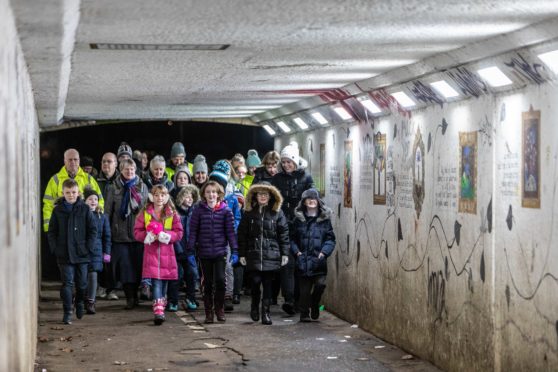 Several organised walks were held in demonstration against the impact of the policy, including one from Auchmuty High School, Glenrothes, to Coaltown of Balgonie