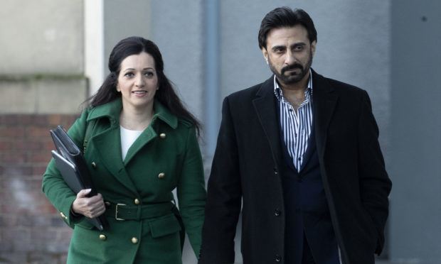 Tasmina Ahmed-Sheikh (left) and her husband Zulfikar Sheikh