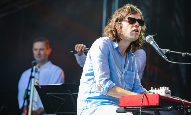 Andrew Wasylyk at 3D festival at Slessor Gardens, Dundee, in September 2018