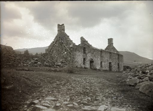 A ruined house where seer the Lady of Lawers is said to lived