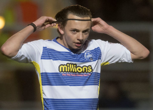 Aidan Nesbitt in action for Morton.