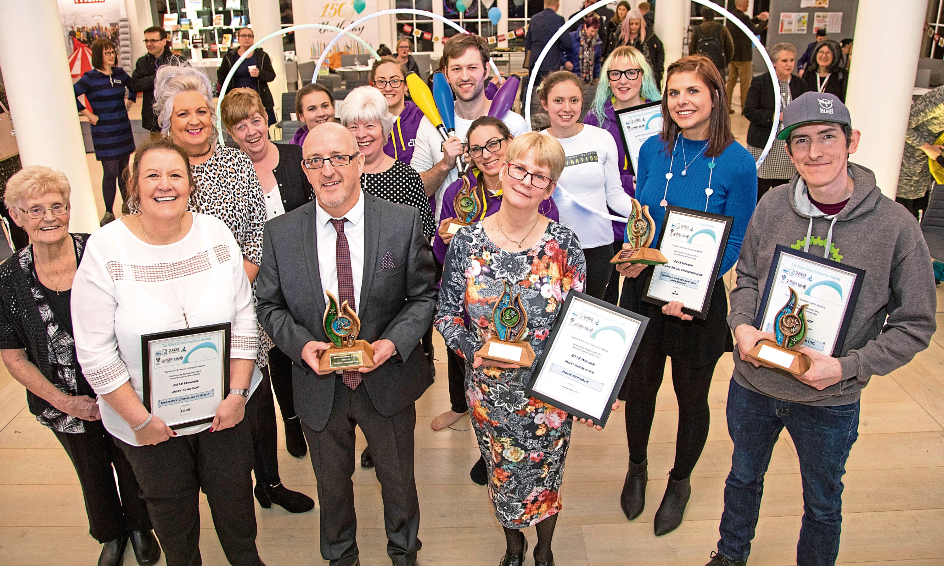 Some of the award winners at the event. Picture: Emma Alexander.