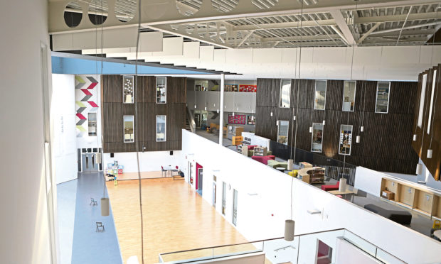 The North East campus in the Whitfield area of Dundee opened to pupils last year.