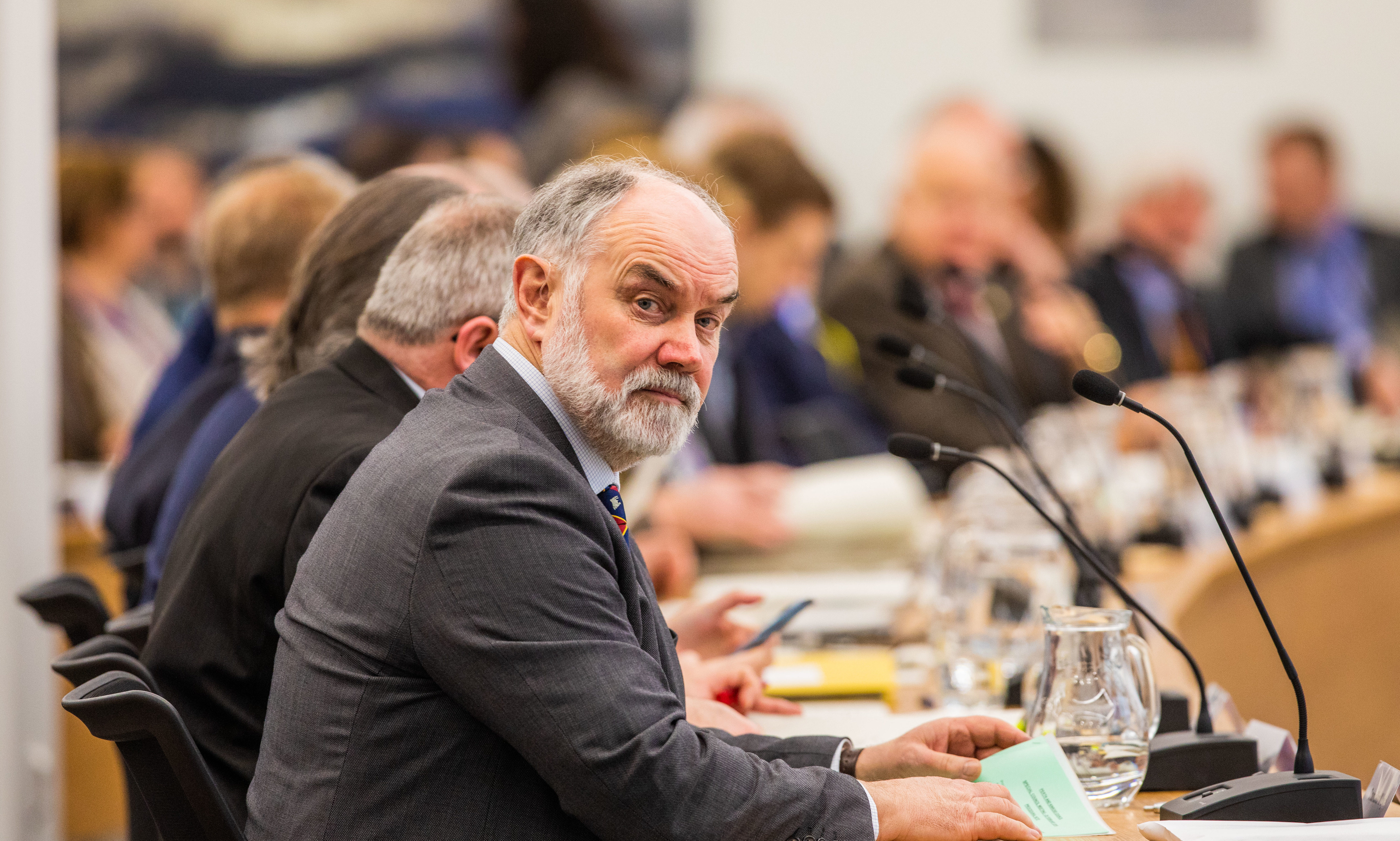 Council leader Murray Lyle during Perth and Kinross Council budget talks in early 2020