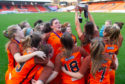 Dundee United Women FC won the SWFL trophy at Tannadice in October
