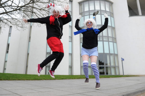 Last year's DeeCon was hailed a success, with more than 3500 visitors including Emma Robertson and Kimberley Bryden, pictured.