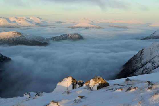 Buachaille Etive Beag, one of Scotland's Munros.