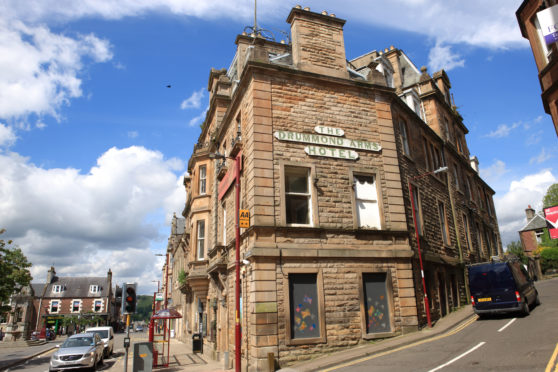 Drummond Arms Hotel (derelict) Crieff
Pic Phil Hannah