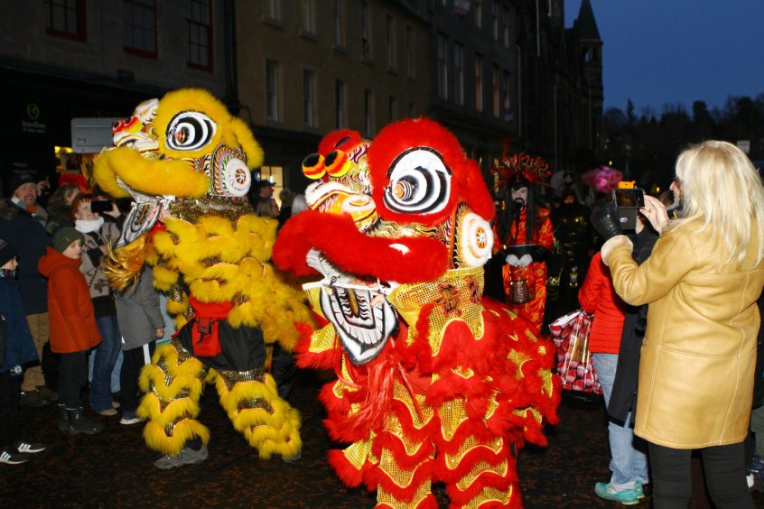 Perth's Chinese New Year celebrations with the dragon dance and the light parade.