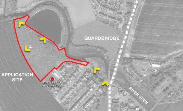 The proposed site at Guardbridge.