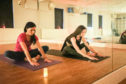 Gayle tries hot yoga with Keryn Ward at Hot House Yoga in St Andrews,