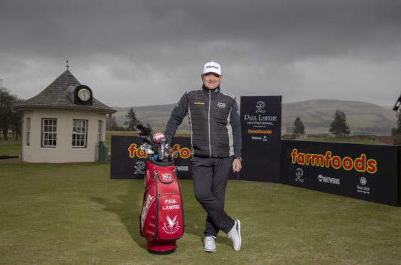 Paul Lawrie at Gleneagles to launch his Pro Am over the Centenary Course on July 15.
 this year.
