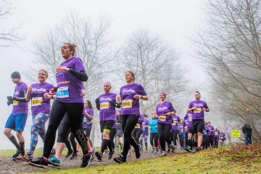 Dundee Resolution Run 5k and 10k fundraising for Stroke Association.