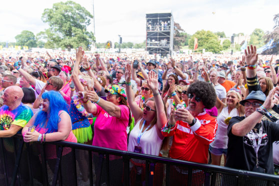 Crowds at the 2018 Rewind Festival.