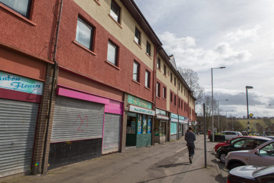 The Templehall area of Kirkcaldy, where some streets fall into the 10% most deprived neighbourhoods of Scotland.