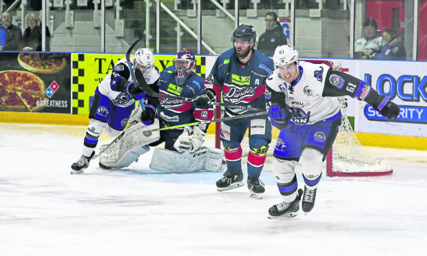 Dundee Stars v Glasgow Clan at Dundee Ice Arena.