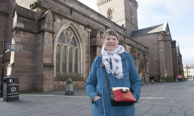 Trish Colton at St Johns Kirk Perth
Pic Phil Hannah