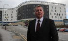 Alex Rowley pictured outside Kirkcaldy's Victoria Hospital. Image: Kim Cessford / DC Thomson.