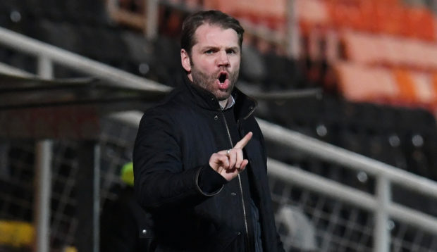 Dundee United manager Robbie Neilson