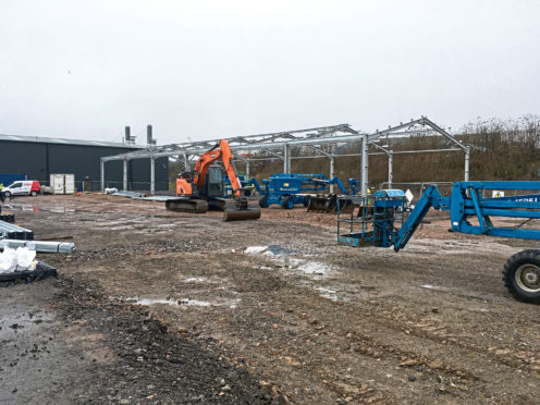 The Saltire Business Parks development at Old Craigie Road in Dundee