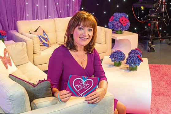 Lorraine Kelly was trustee of STV Appeal that has raised money to support a Save the Children families and schools programme in Dundee
STV Appeal
Pic Peter Devlin