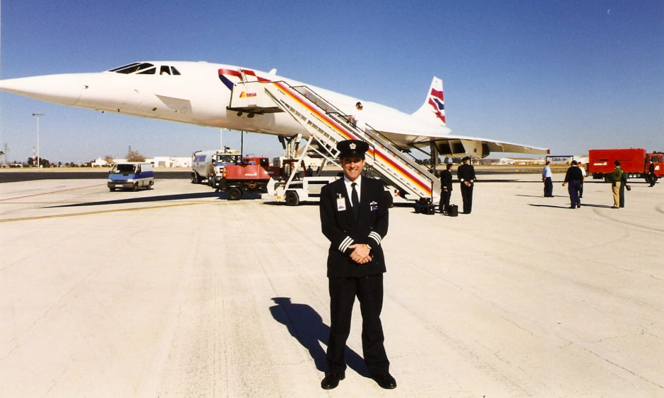 Captain John Tye, who flew Concorde.