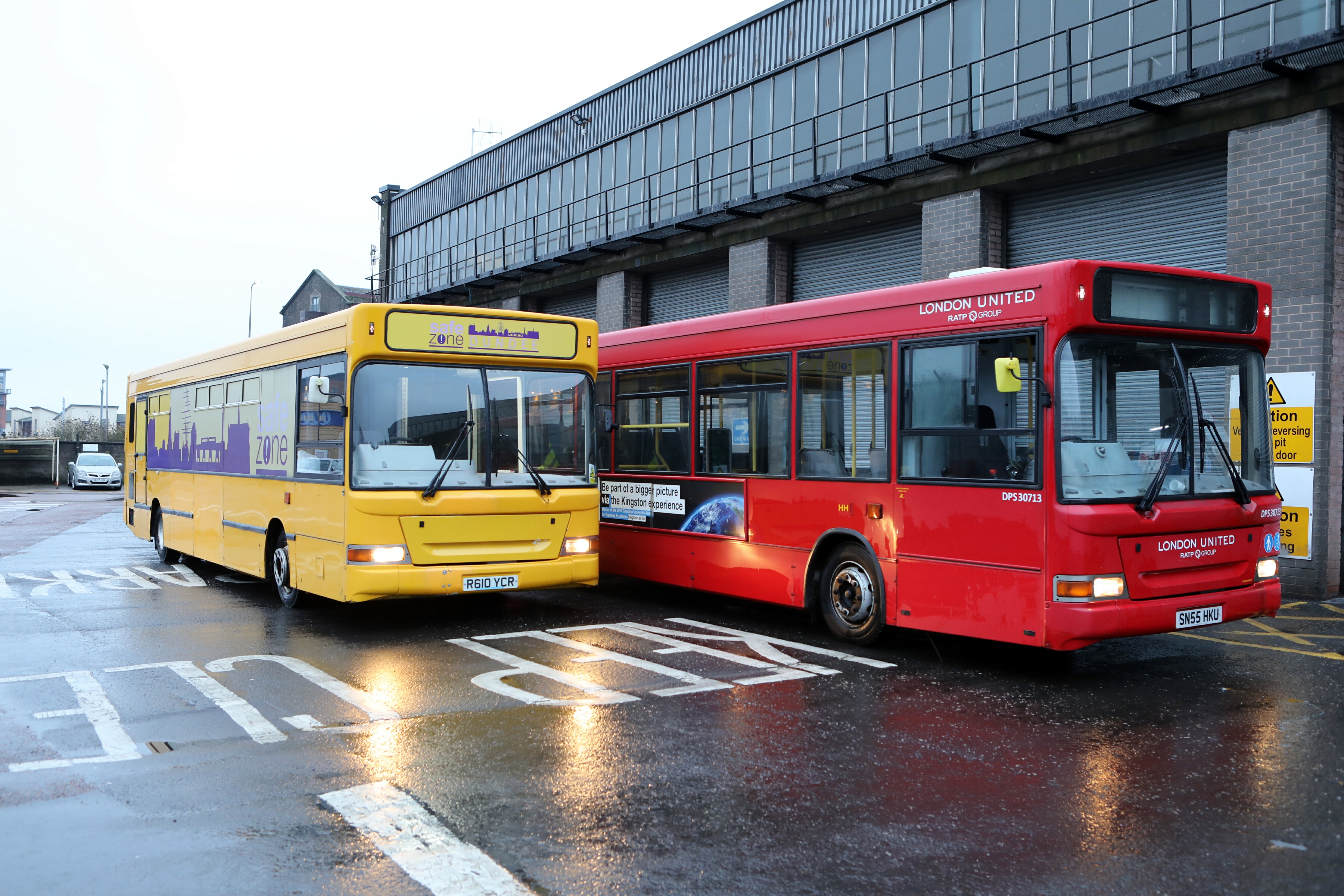 Help is being sought to move the conversion from the old bus (left) to the new one (right),