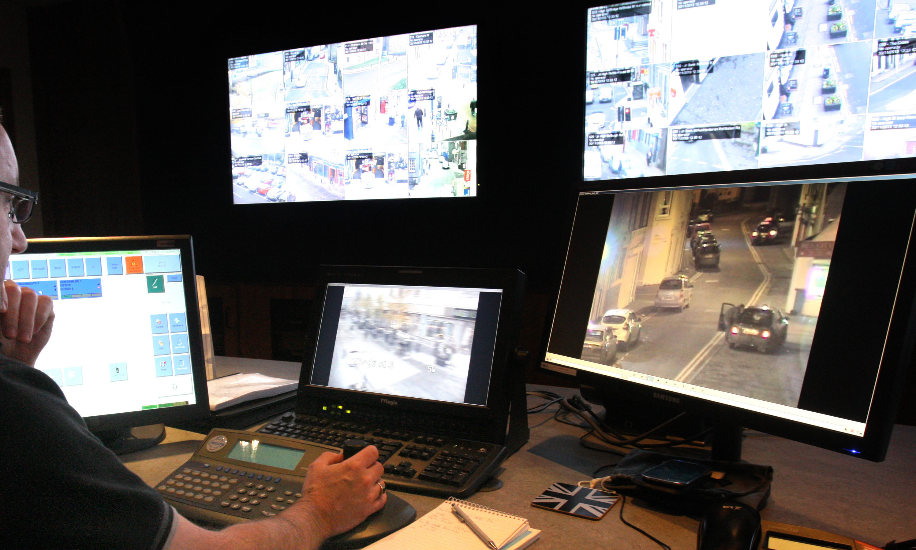 CCTV cameras are monitored round-the-clock from Police Scotland Fife headquarters in Glenrothes