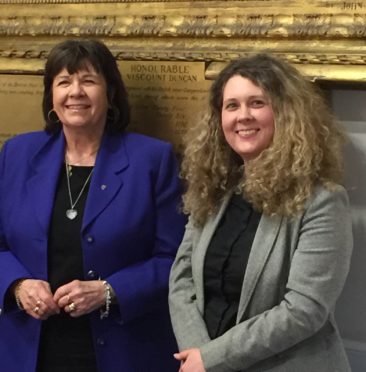 Amanda Kopel and Councillor Lois Speed