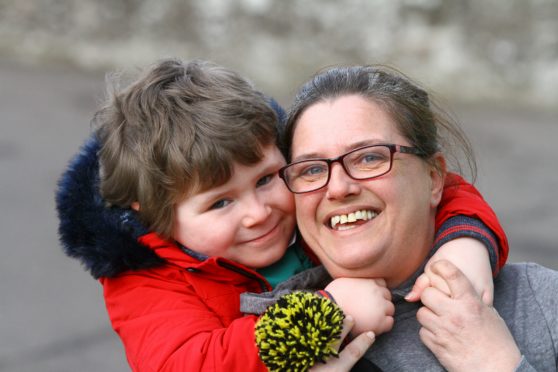 Carson and mum Lynne