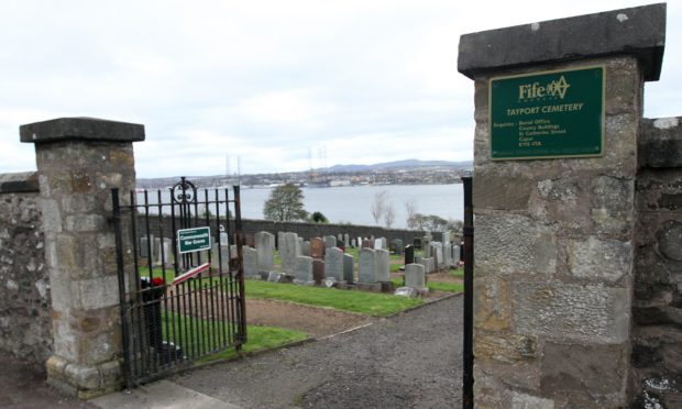 Stones in Tayport Cemetery will cost an estimated £27,000 to secure