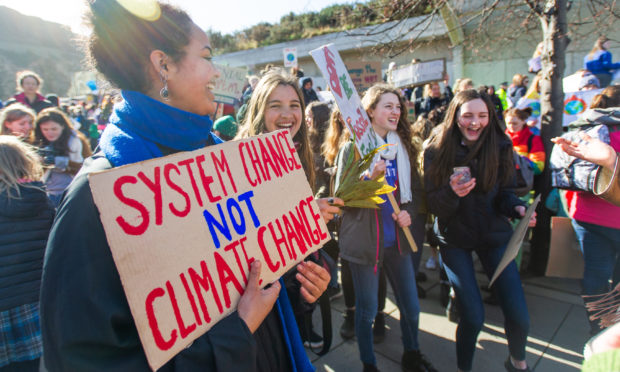 Young people have been protesting against climate change