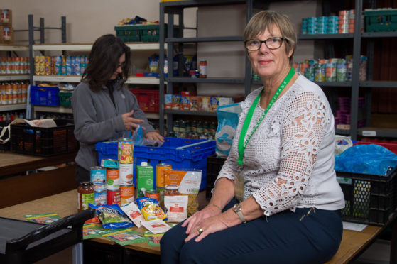 Joyce Leggate, chairman of Kirkcaldy Foodbank