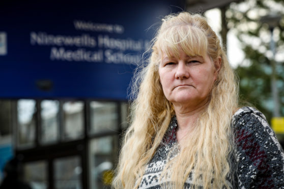 Angela Wright at Ninewells Hospital