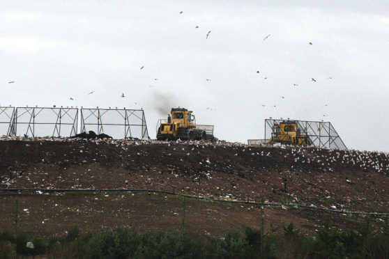 Lower Melville Wood landfill site.
