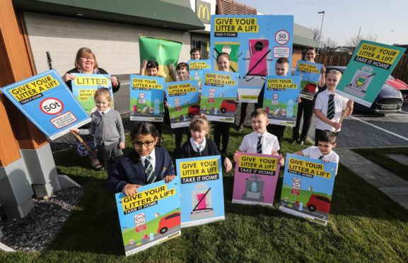 Pupils helped launch the campaign