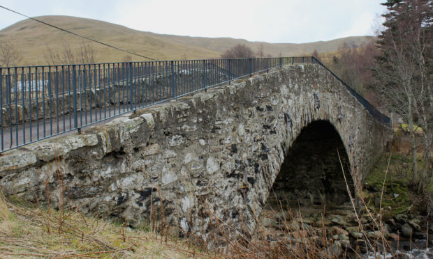 Military bridge in Spittal of Glenshee.