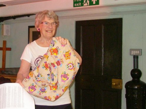 Prue Watson, Dundee Women's Festival chairwoman, at this year's festival.
