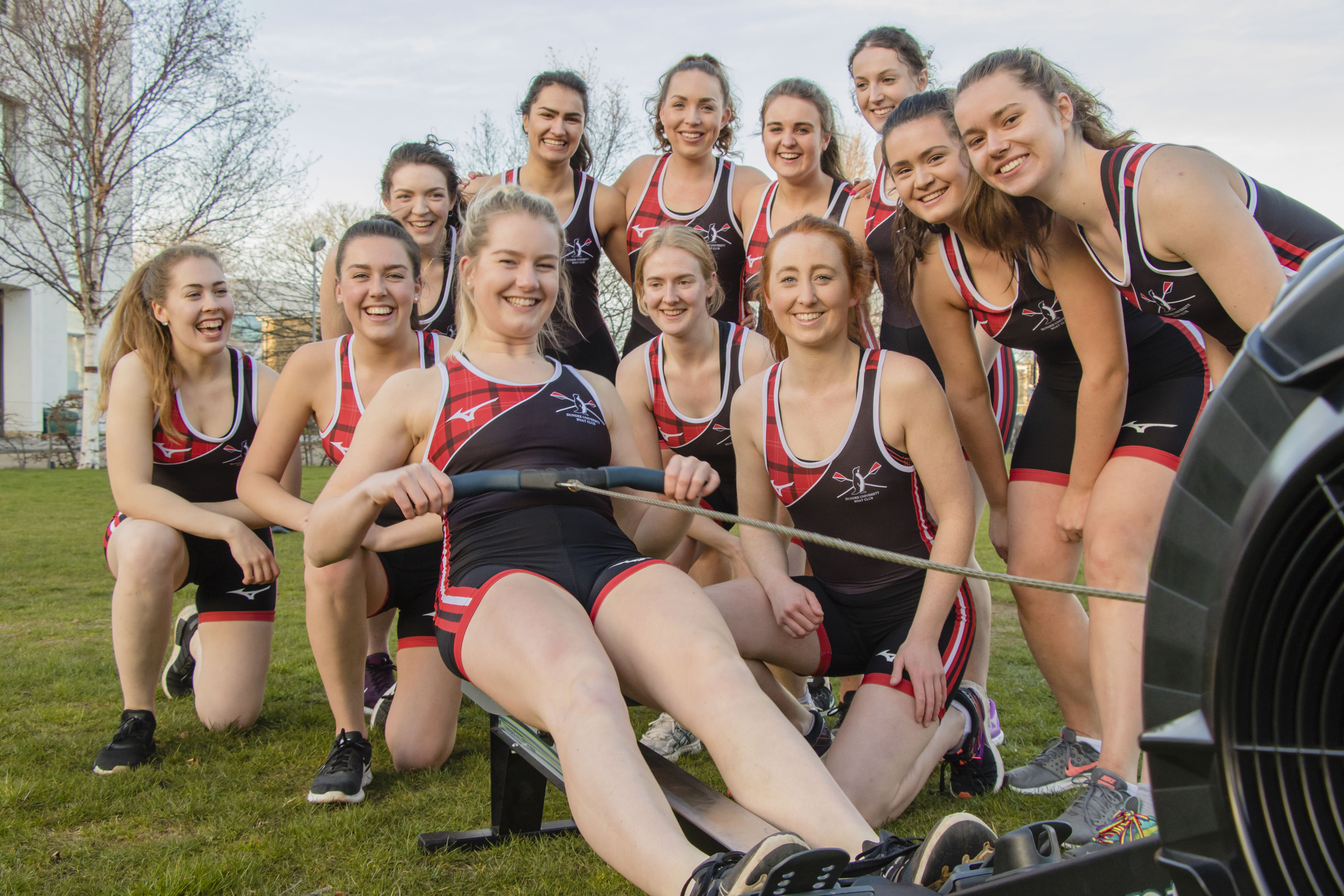 Dundee University Boat Club smashed the world record and raised over £1700 on their way
