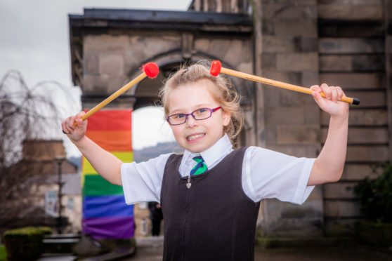 Holly Bradbury, from Cardenden, Fife, took part in the first day of competition.